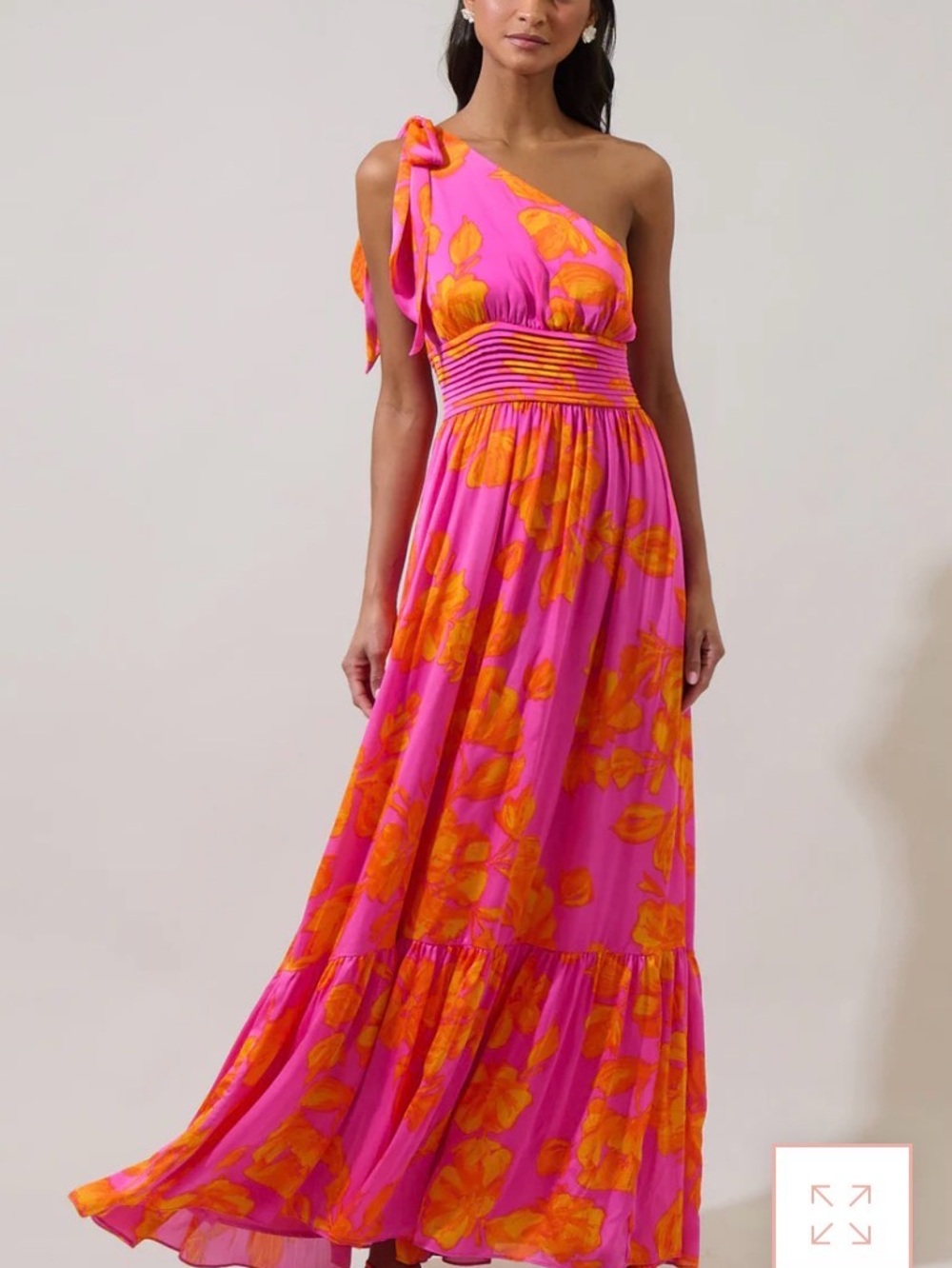 NEW with tags Sugarlips Pacey Floral Bayou One Shoulder Maxi Dress